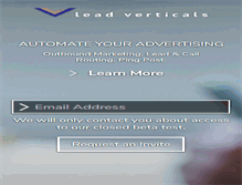 Tablet Screenshot of leadverticals.com